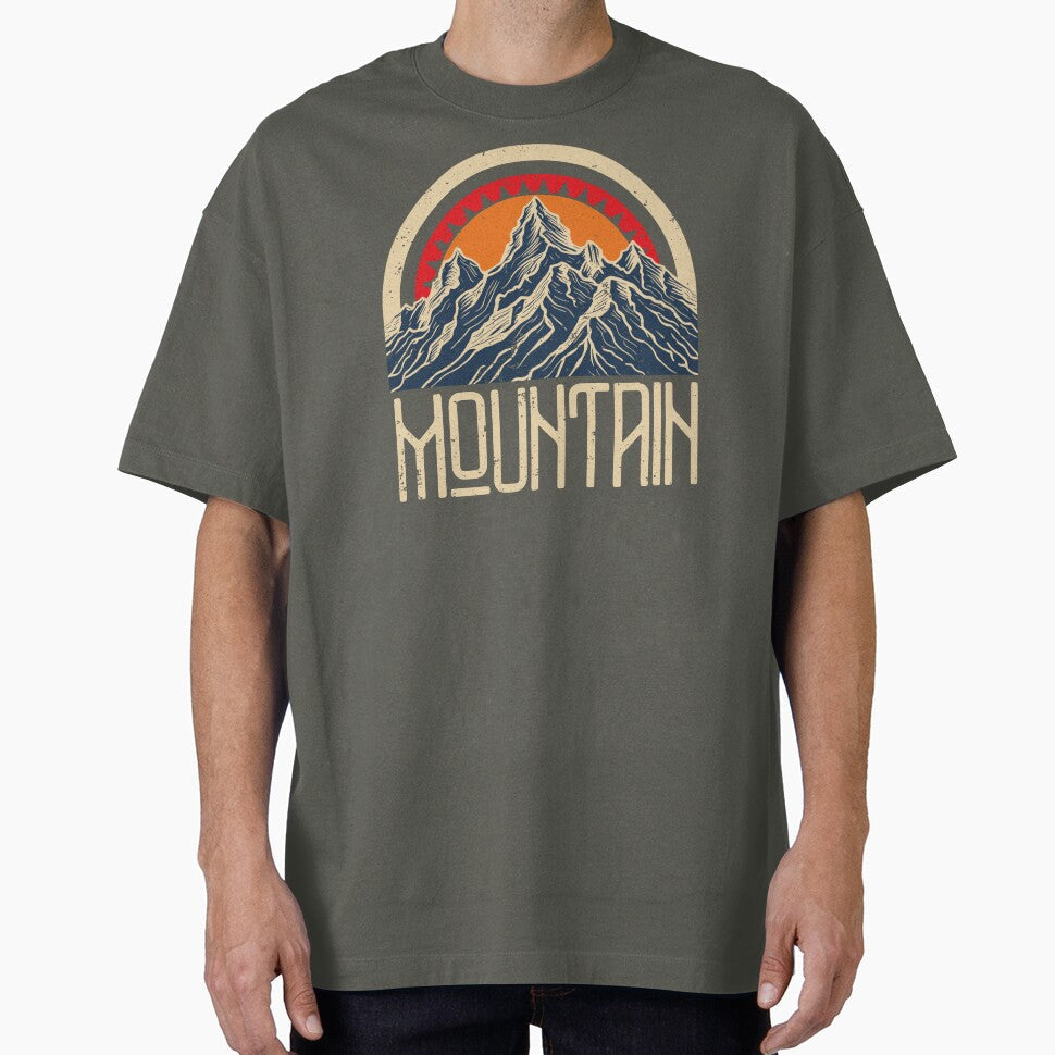 Vintage Mountain Adventure Design Retro Outdoor - Adult & Kids T-Shirts, Sweatshirts & Hoodies apparel design preview 1