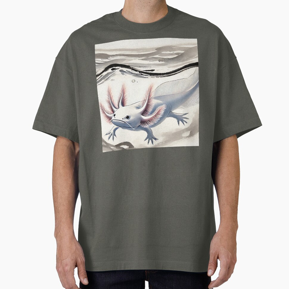 Axolotl Art #129 Lovers by ksgraphics222 - Adult & Kids T-Shirts, Sweatshirts & Hoodies apparel design preview 1