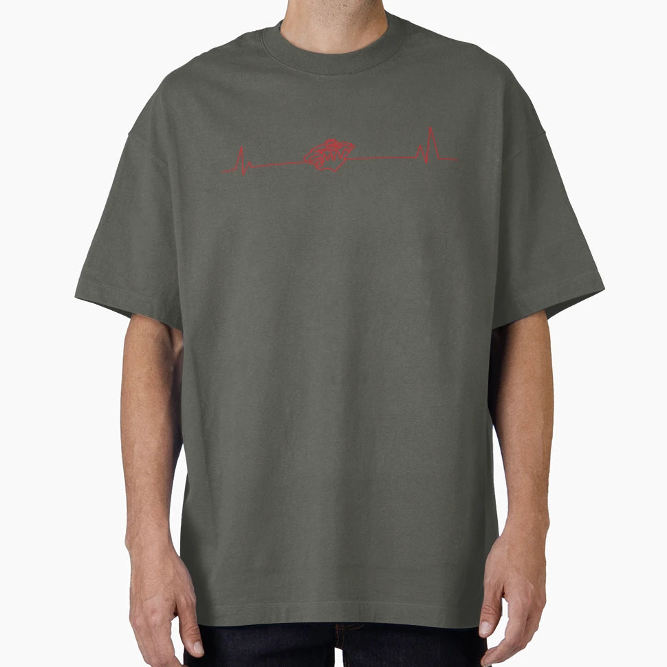 Minnesota Hockey Heartbeat Pulse T-Shirt - Fun Novelty Design Men Women - T-Shirt, Sweatshirt, Hoodie