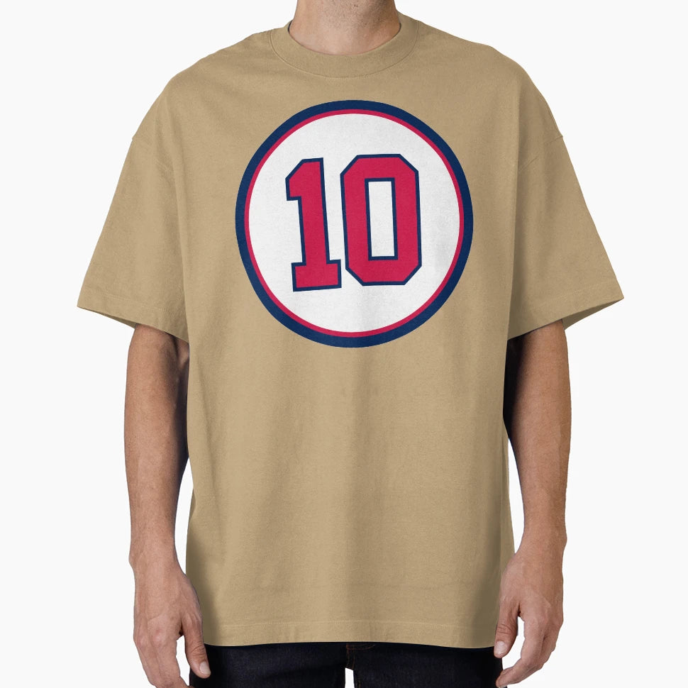 Chipper Jones 10 Jersey Number T-Shirt - Casual Everyday Wear Men Women - T-Shirt, Sweatshirt, Hoodie