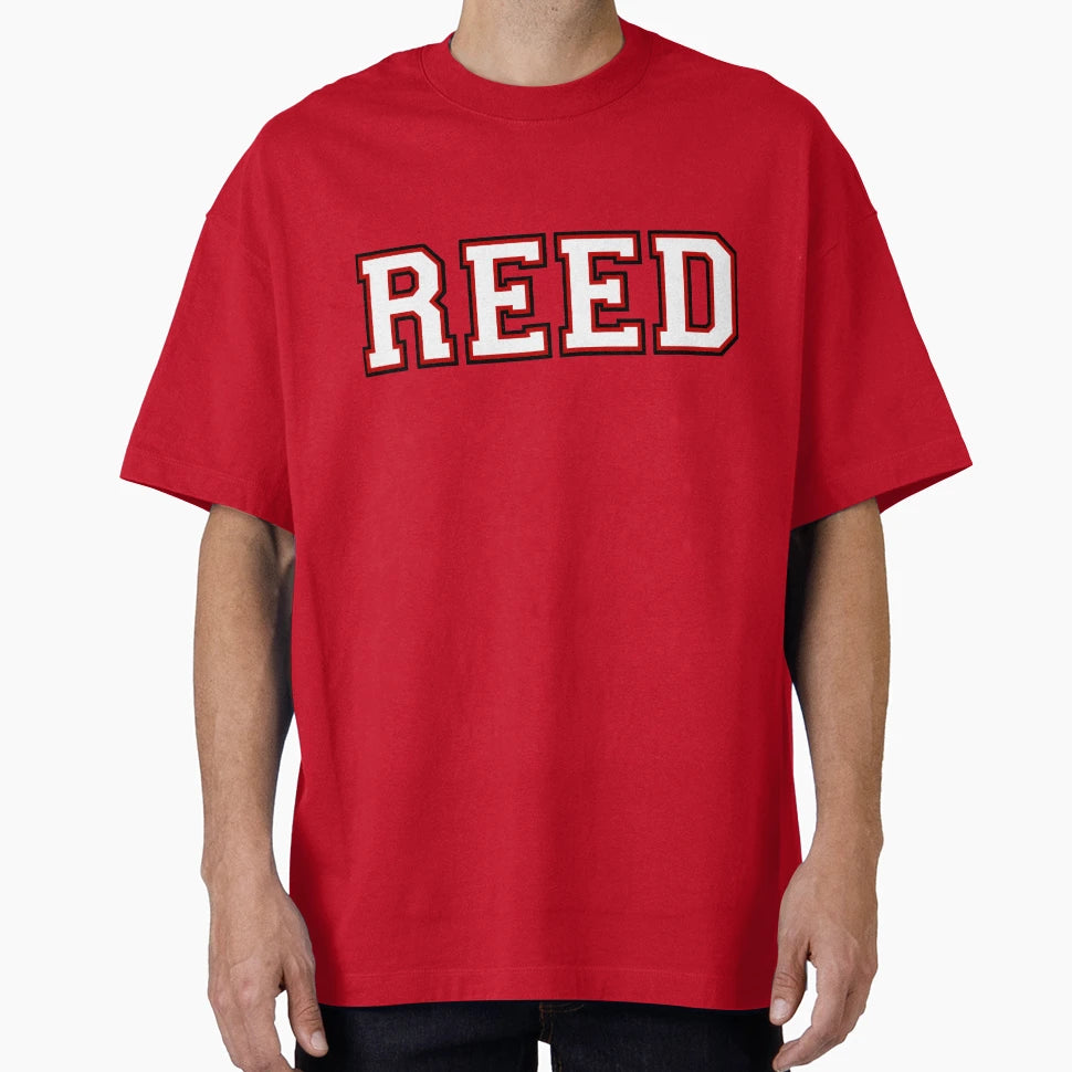 Reed College Font T-Shirt - Fun Novelty Design for Adults - T-Shirt, Sweatshirt, Hoodie