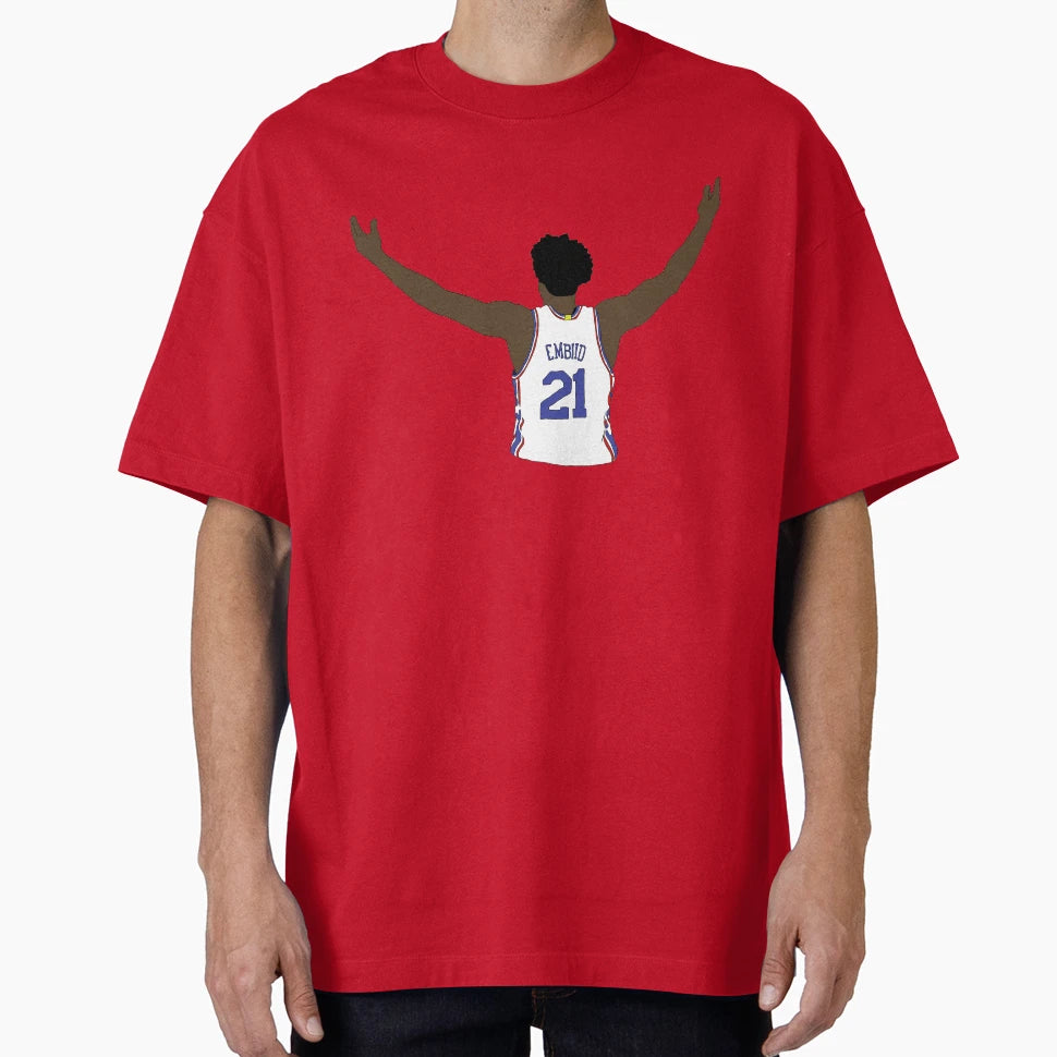 Joel Embiid Embrace Crowd T-Shirt - Trendy Graphic Men Women - T-Shirt, Sweatshirt, Hoodie