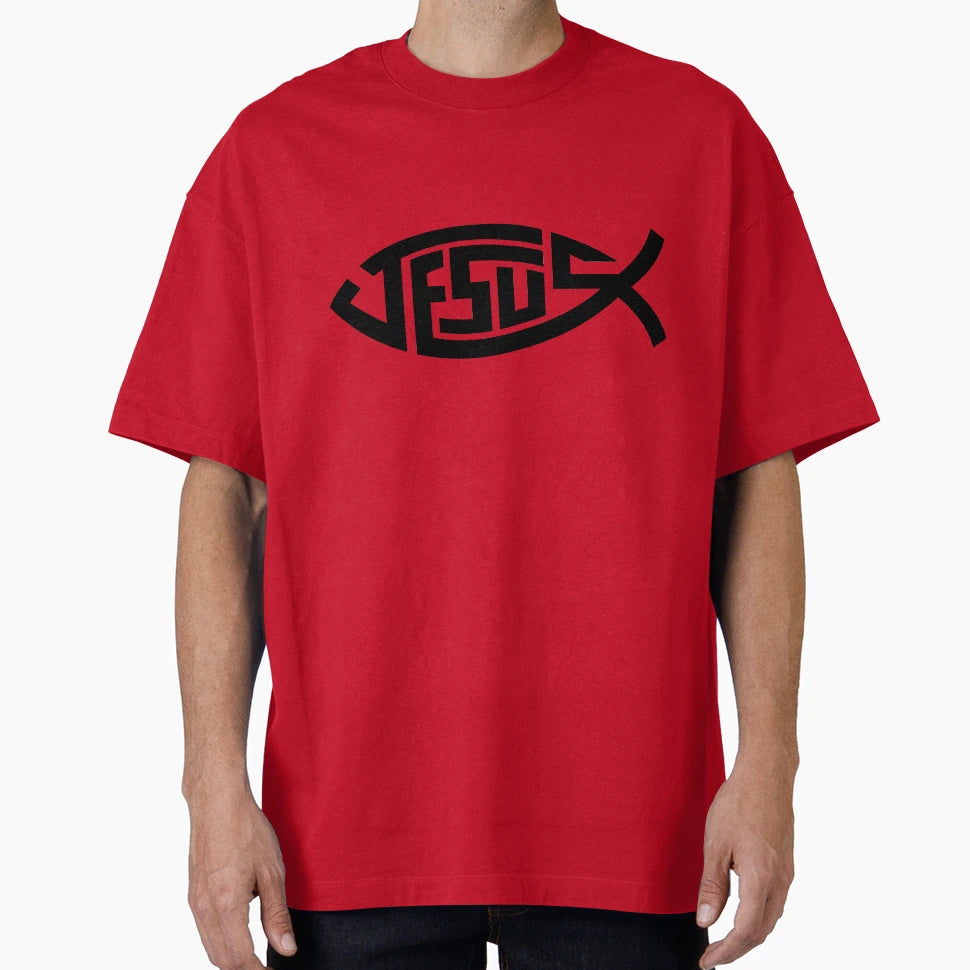 Jesus Fish Ichthys Symbol T-Shirt - Trendy Graphic for Adults - T-Shirt, Sweatshirt, Hoodie