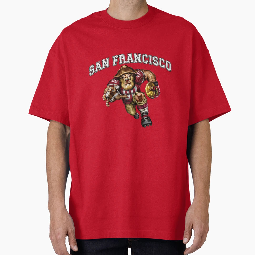 San Francisco Football T-Shirt - Streetwear Style for Adults - T-Shirt, Sweatshirt, Hoodie