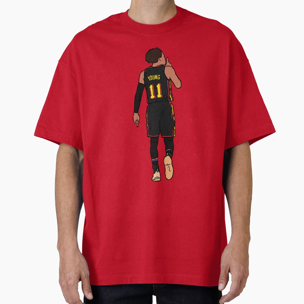 Trae Young Silences Garden T-Shirt - Aesthetic Graphic for Adults - T-Shirt, Sweatshirt, Hoodie