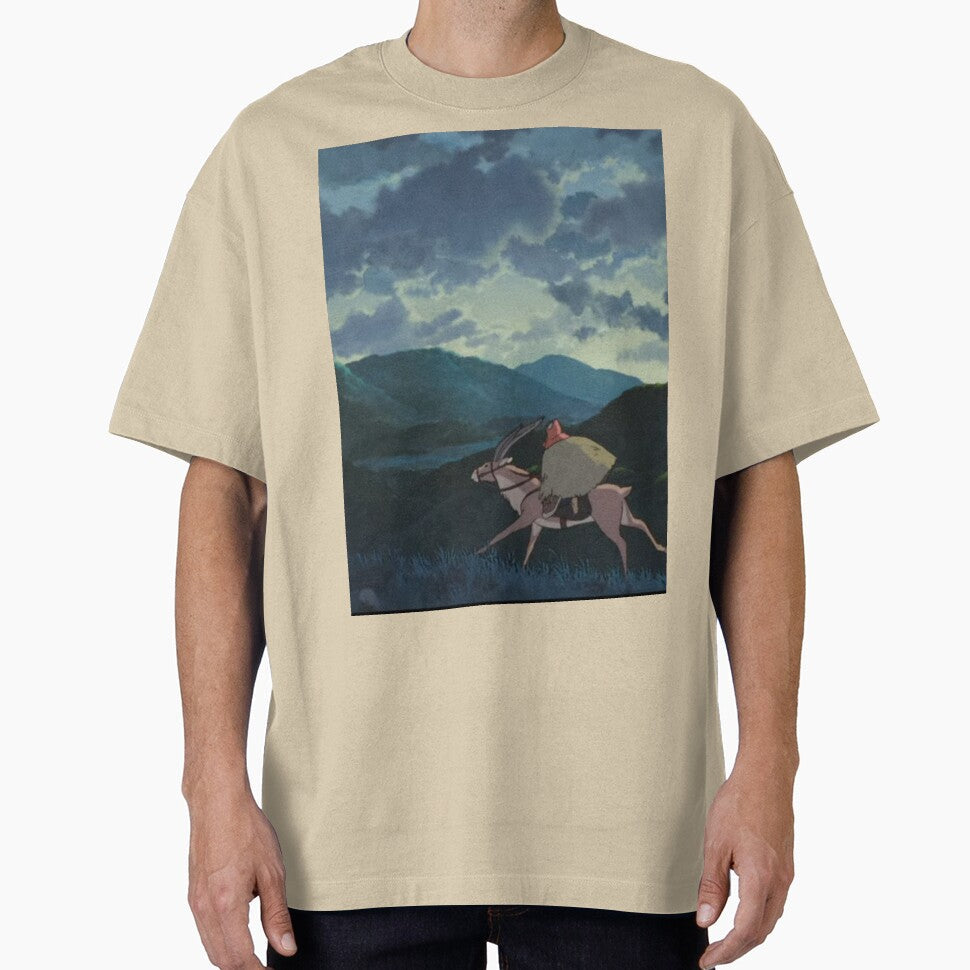 Legend of Ashitaka by JustABrokeFan - Adult & Kids T-Shirts, Sweatshirts & Hoodies apparel design preview 1