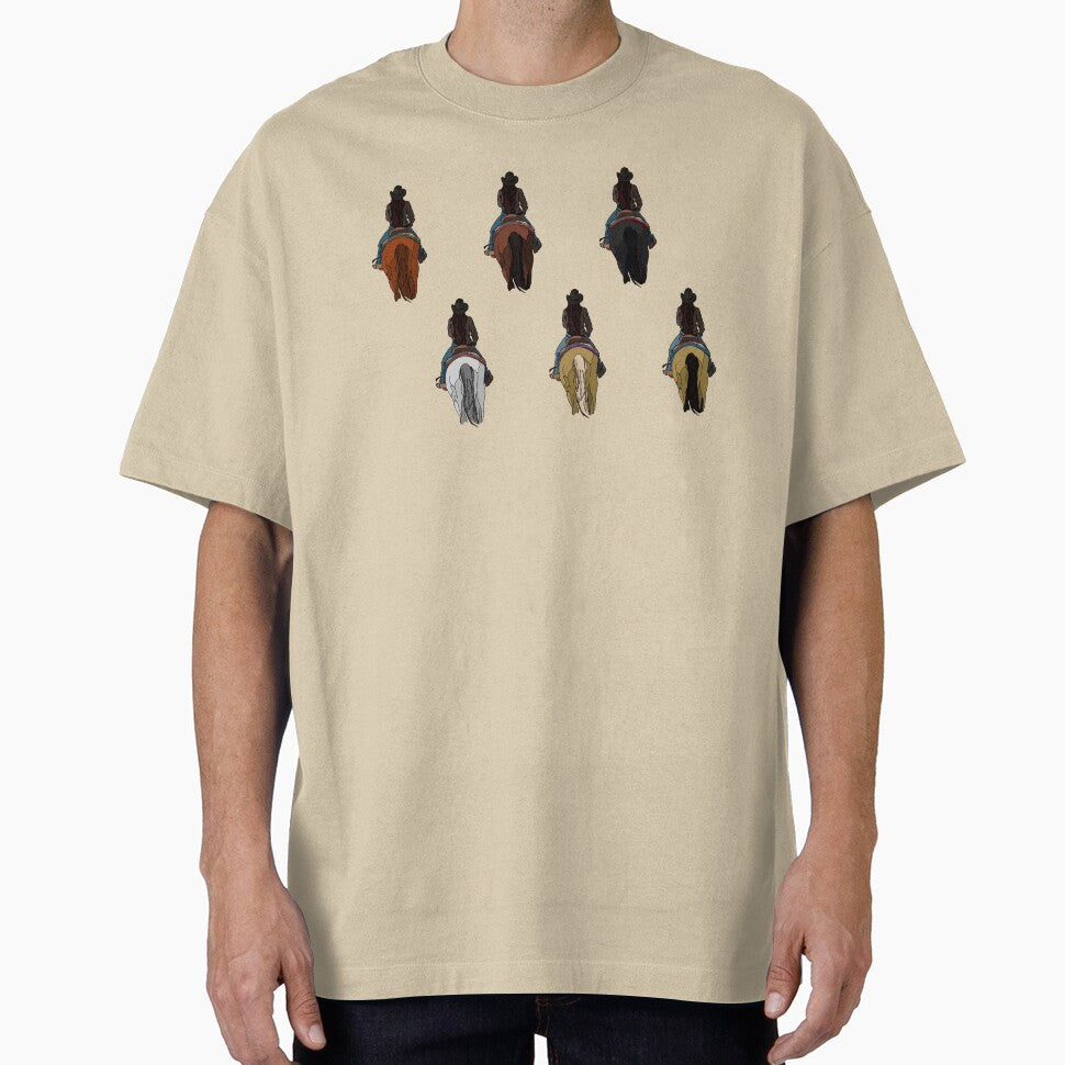 Cowgirl multi pattern by OWR-Artistry - Adult & Kids T-Shirts, Sweatshirts & Hoodies apparel design preview 1