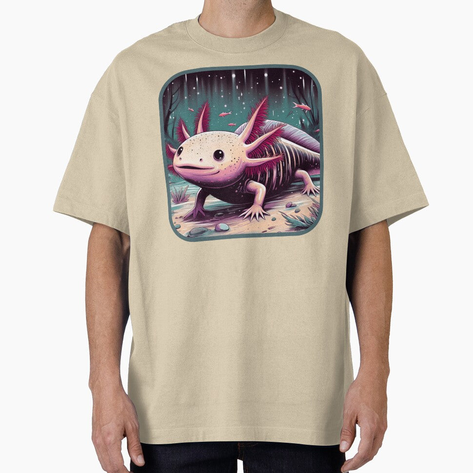 Axolotl Art #32 Lovers by ksgraphics222 - Adult & Kids T-Shirts, Sweatshirts & Hoodies apparel design preview 1