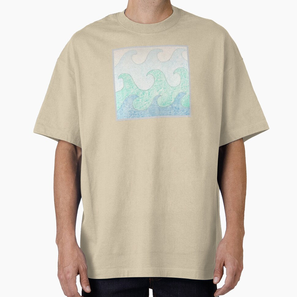Curly Waves by ErinBrieArt - Adult & Kids T-Shirts, Sweatshirts & Hoodies apparel design preview 1
