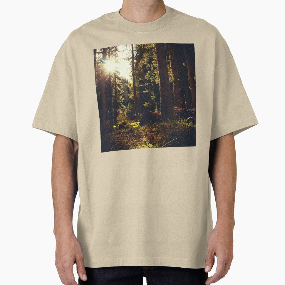 Magical Forest Sunrise by olegarh - Adult & Kids T-Shirts, Sweatshirts & Hoodies apparel design preview 1