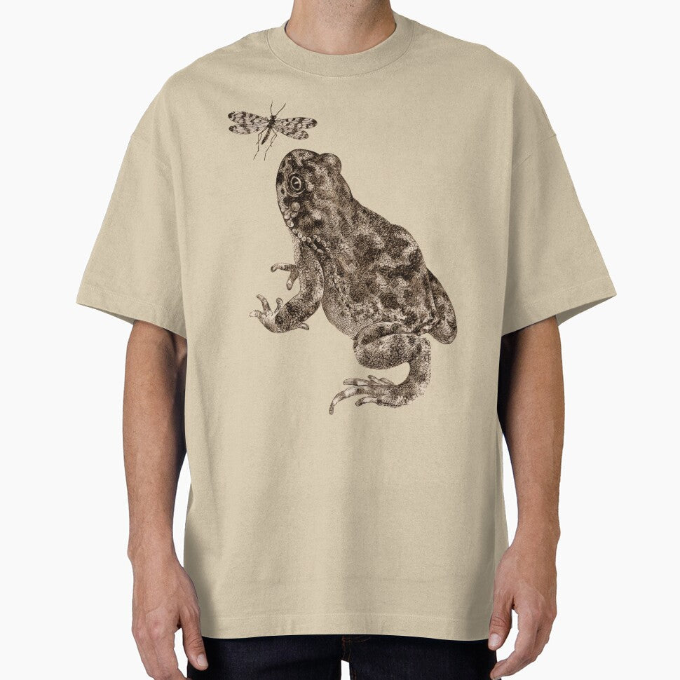 Art Frog Hunting an Insect by Topmaxdesign - Adult & Kids T-Shirts, Sweatshirts & Hoodies apparel design preview 1