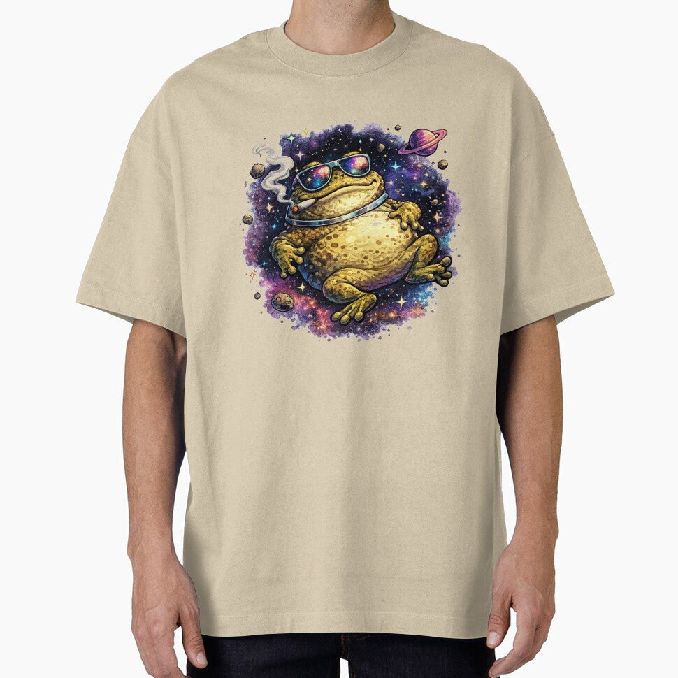 Astronaut toad in vibrating space by FroggyOnly - Adult & Kids T-Shirts, Sweatshirts & Hoodies apparel design preview 1