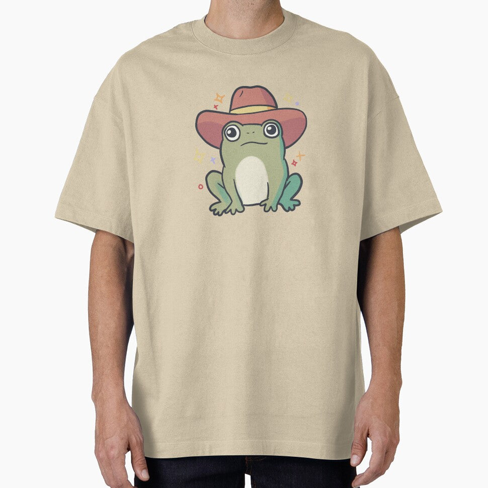Cowboy frog illustration by Artofmayara - Adult & Kids T-Shirts, Sweatshirts & Hoodies apparel design preview 1