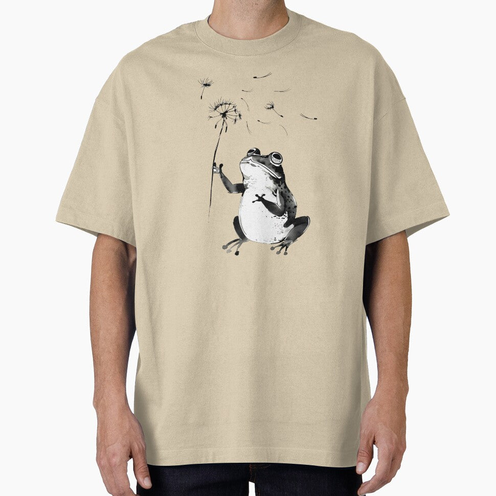 Dandelion Frog by xiao xuans - Adult & Kids T-Shirts, Sweatshirts & Hoodies apparel design preview 1