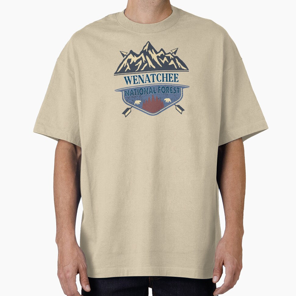 Wetnatchee National forest by graphic-map - Adult & Kids T-Shirts, Sweatshirts & Hoodies apparel design preview 1
