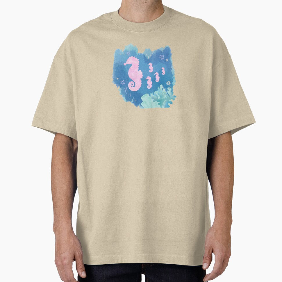 Under the Seahorse by joannamichelled - Adult & Kids T-Shirts, Sweatshirts & Hoodies apparel design preview 1