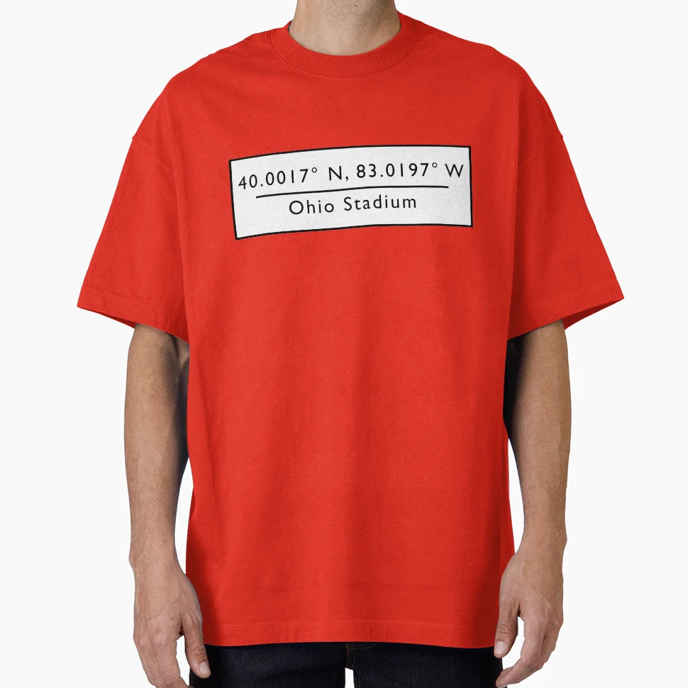 Ohio Stadium T-Shirt - Minimalist Print Men Women - T-Shirt, Sweatshirt, Hoodie