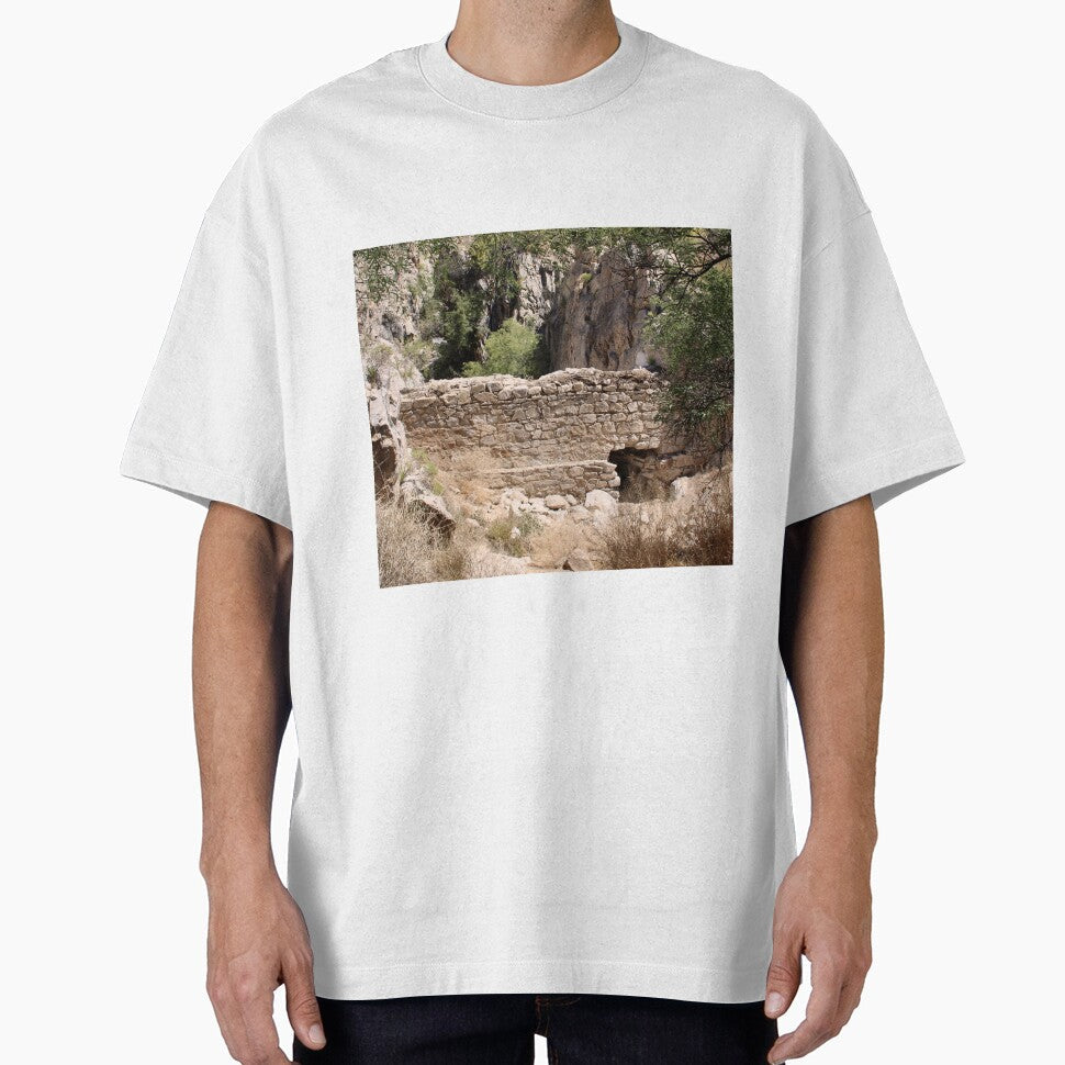 Stone Wall in the Desert Canyon by SiliconValleyUS - Adult & Kids T-Shirts, Sweatshirts & Hoodies apparel design preview 1