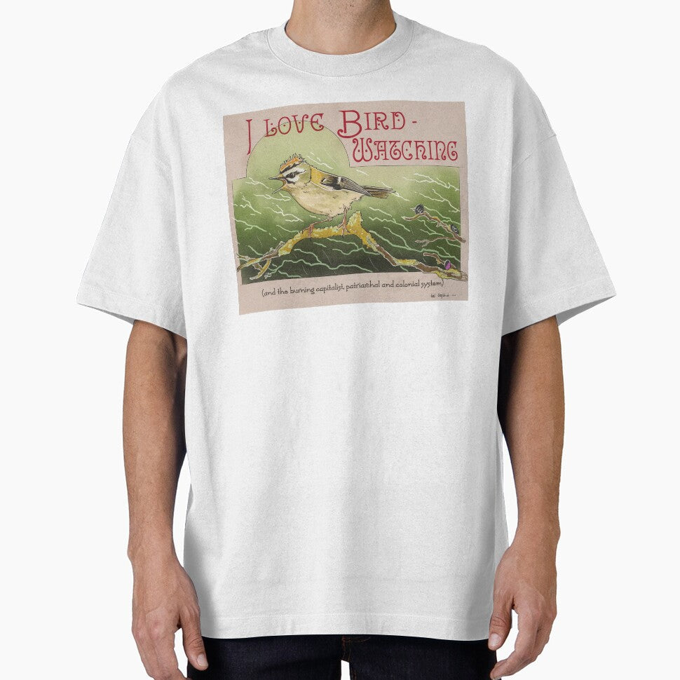 I Love Birdwatching by Loki Propagandart - Adult & Kids T-Shirts, Sweatshirts & Hoodies apparel design preview 1