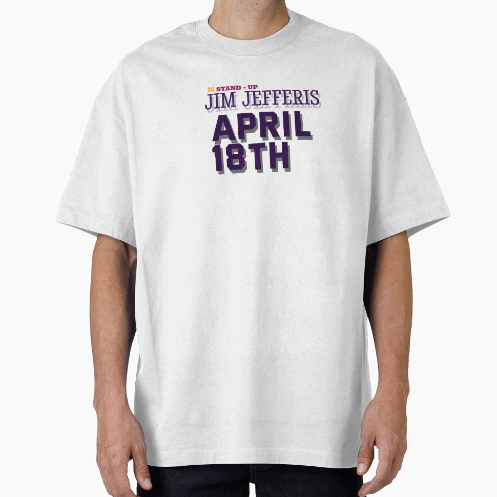 Jim Jefferies T-Shirt - Minimalist Print Men Women - T-Shirt, Sweatshirt, Hoodie