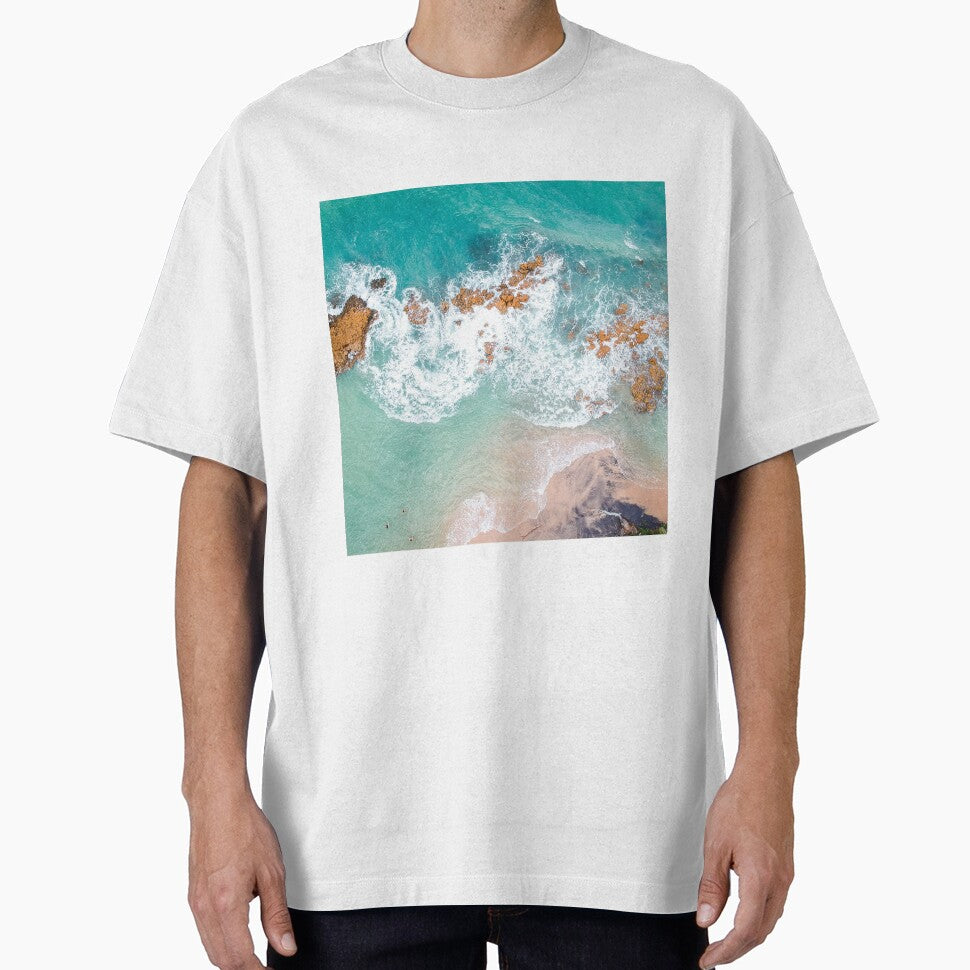 Ocean Waves By On The Shore LisaRoseDesigns - Adult & Kids T-Shirts, Sweatshirts & Hoodies apparel design preview 1