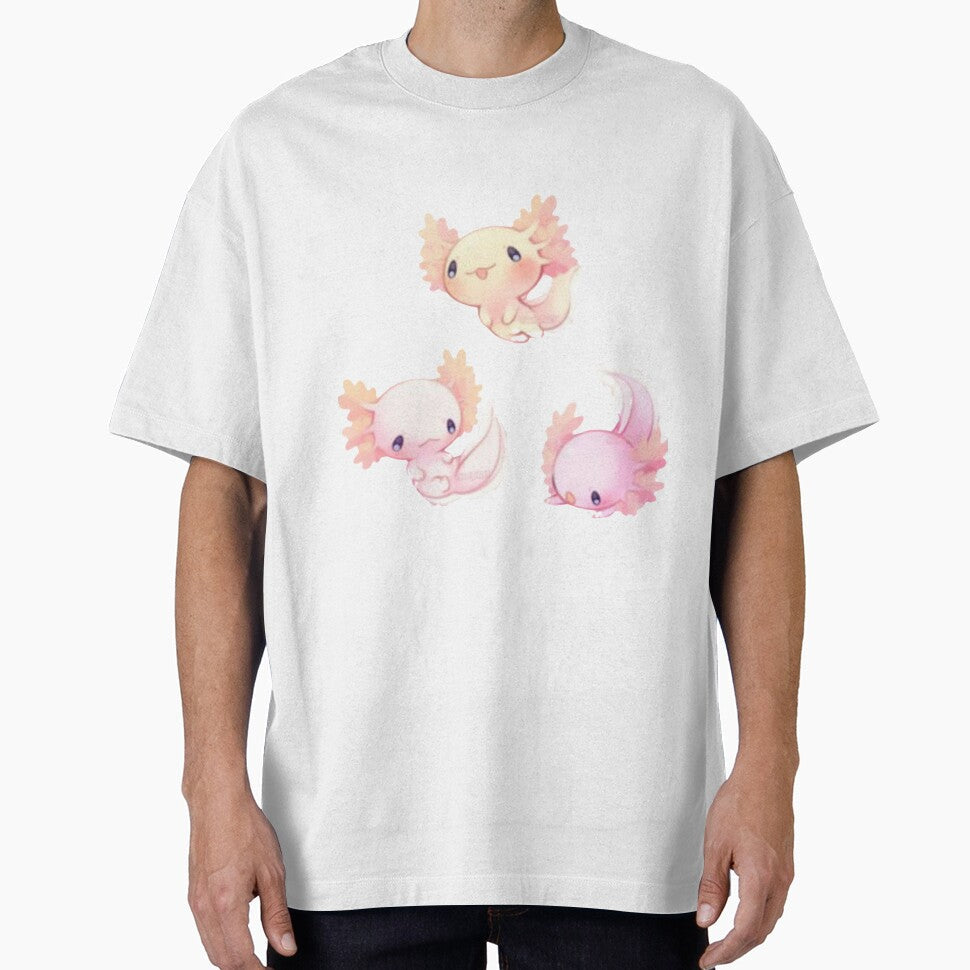 Mood Axolotls by starshop - Adult & Kids T-Shirts, Sweatshirts & Hoodies apparel design preview 1