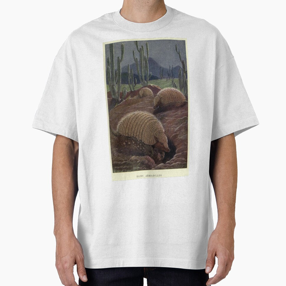 Vintage Armadillo Painting (1909) by BravuraMedia - Adult & Kids T-Shirts, Sweatshirts & Hoodies apparel design preview 1