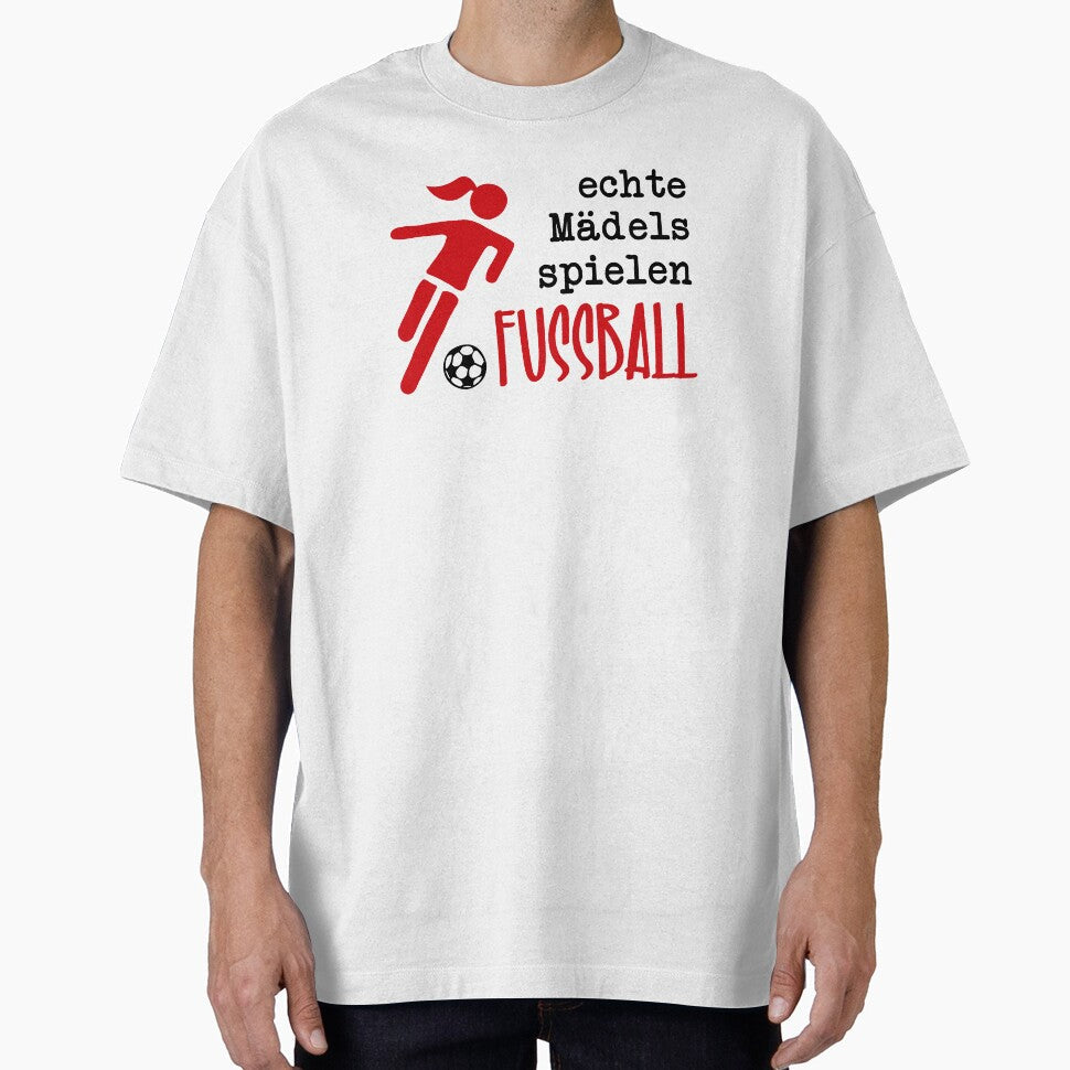 Copy of real girls playing soccer (DE) by - Adult & Kids T-Shirts, Sweatshirts & Hoodies apparel design preview 1