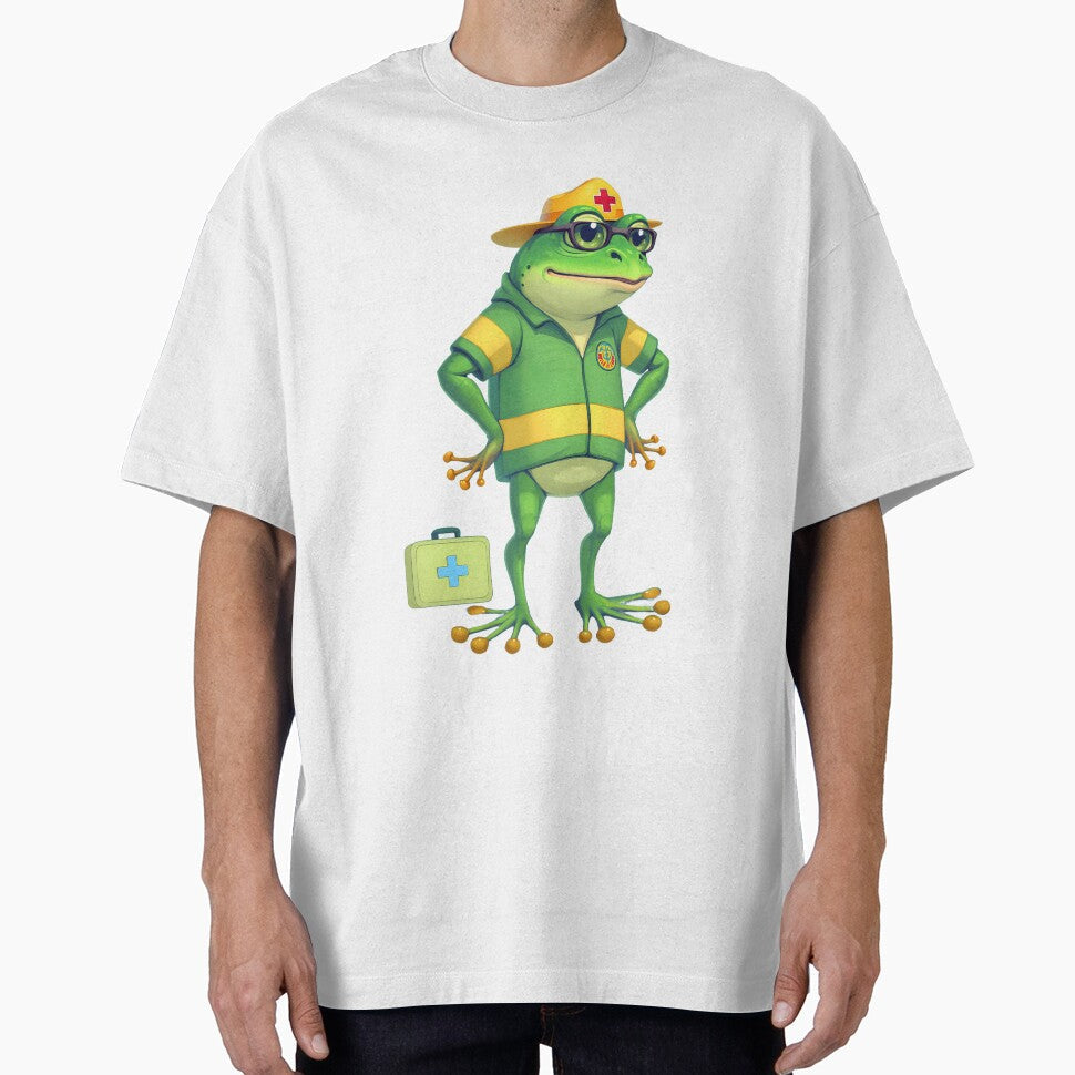 Paramedic Frog by Creative Visualize - Adult & Kids T-Shirts, Sweatshirts & Hoodies apparel design preview 1
