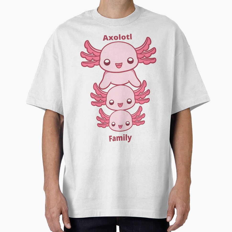 Axolotl family by Beena83 - Adult & Kids T-Shirts, Sweatshirts & Hoodies apparel design preview 1