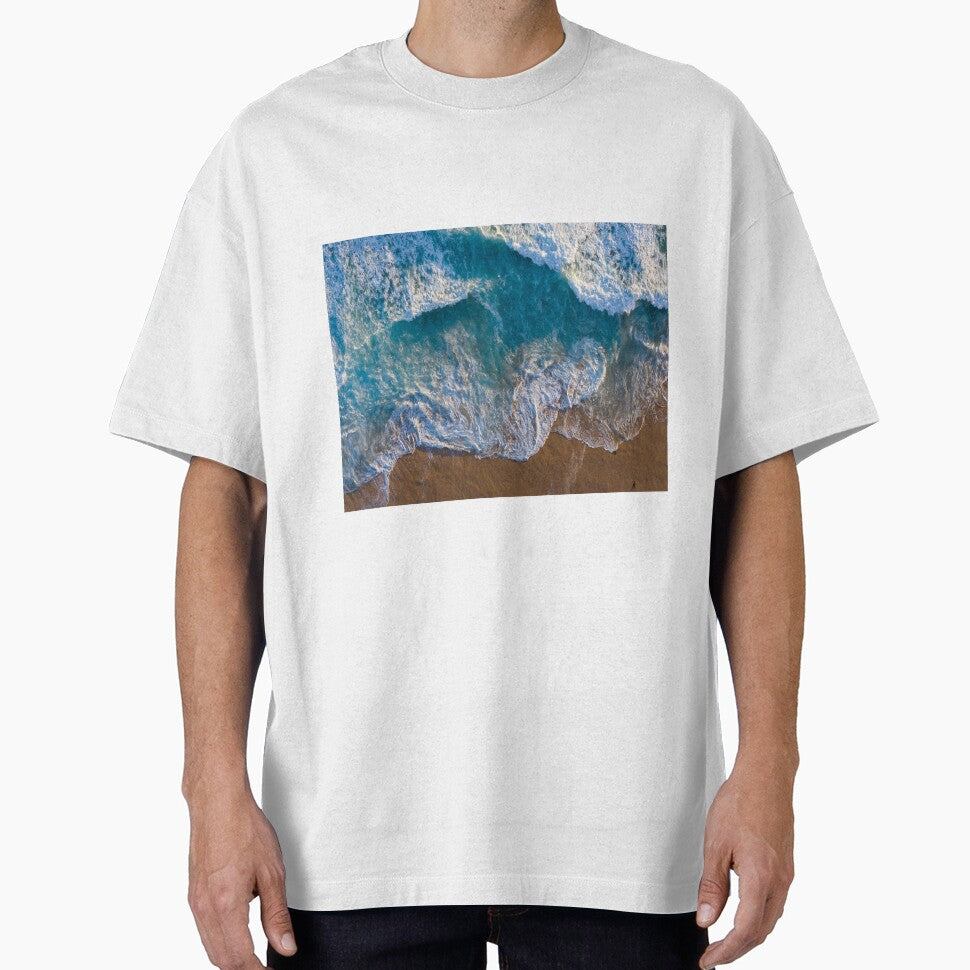 Blue ocean waves by Ocean-World - Adult & Kids T-Shirts, Sweatshirts & Hoodies apparel design preview 1