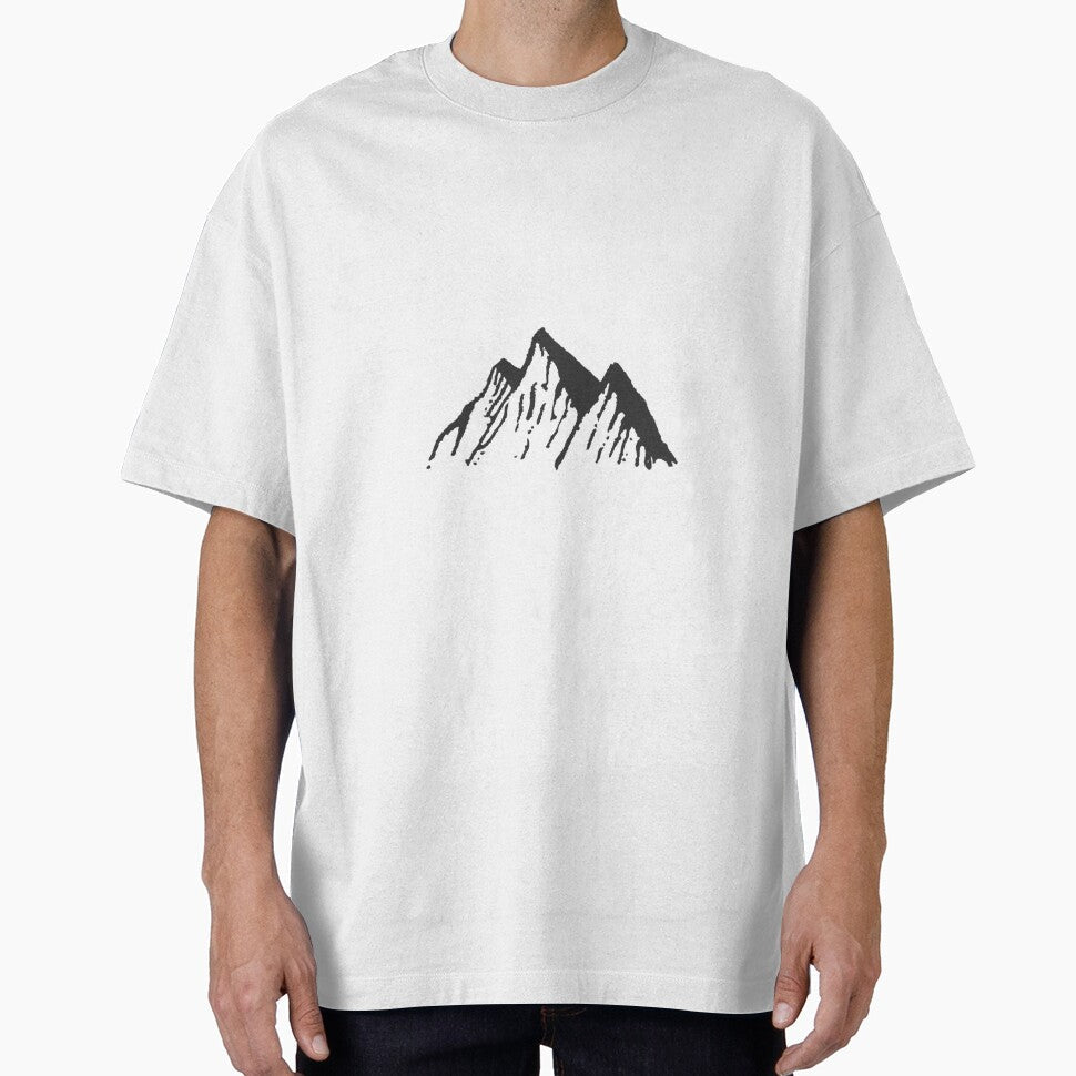 Rugged Mountain Top Range Sticker by EbonyBuds - Adult & Kids T-Shirts, Sweatshirts & Hoodies apparel design preview 1