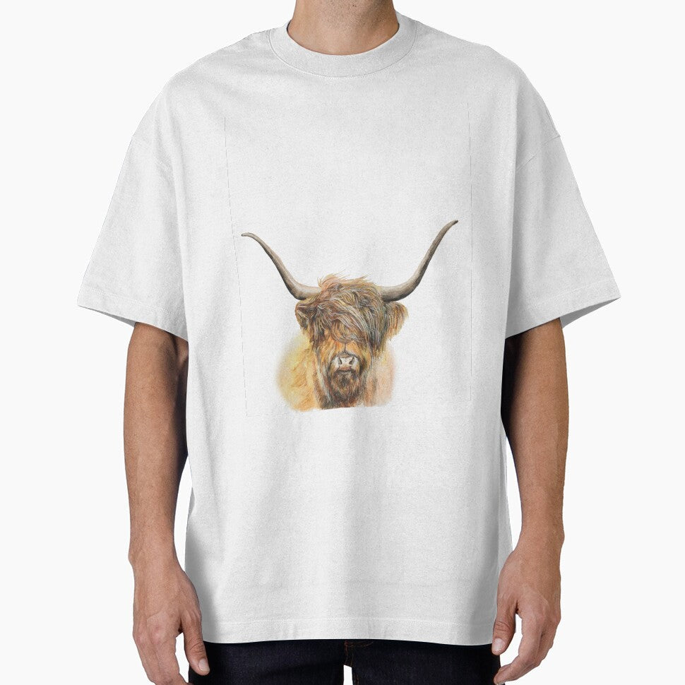 Highland cow1 by PocketRoom - Adult & Kids T-Shirts, Sweatshirts & Hoodies apparel design preview 1