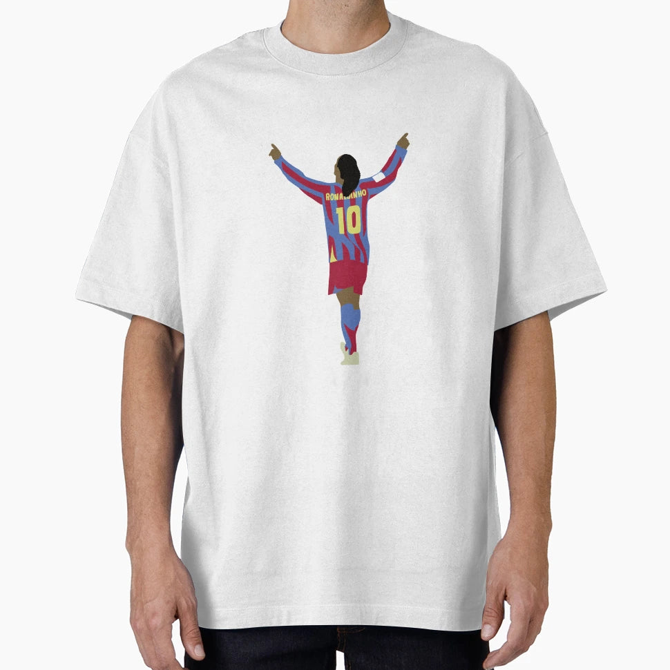 Ronaldinho Fc Barcelona T-Shirt - Casual Everyday Wear Men Women - T-Shirt, Sweatshirt, Hoodie