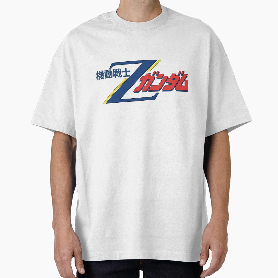 Gundam Zeta Title Logo Jp T-Shirt - Streetwear Style for Adults - T-Shirt, Sweatshirt, Hoodie