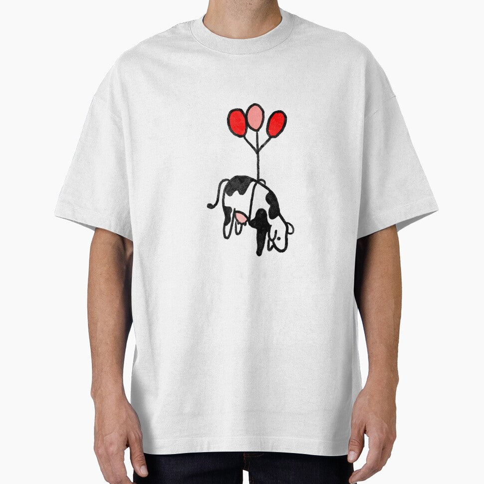Balloon cow by saacstix - Adult & Kids T-Shirts, Sweatshirts & Hoodies apparel design preview 1