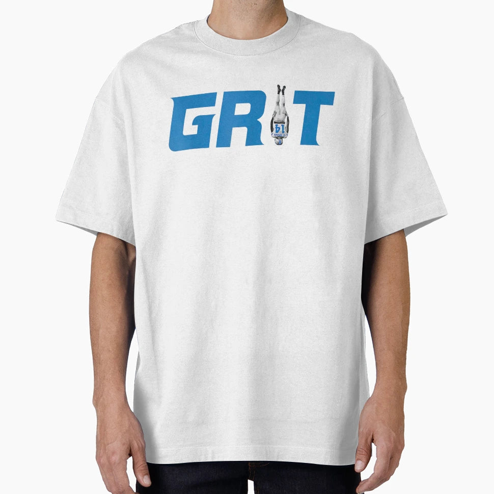 Detroit Lions Grit T-Shirt - Custom Art Print Men Women - T-Shirt, Sweatshirt, Hoodie