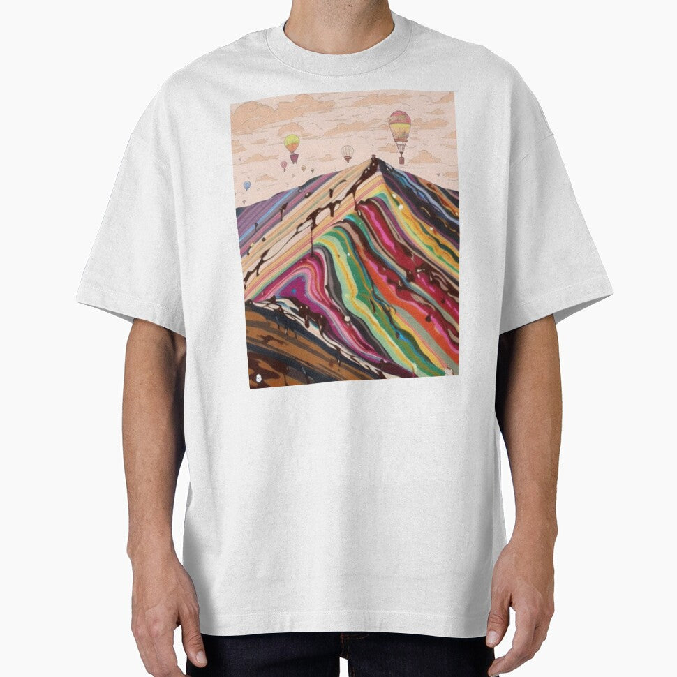 Melting chocolate and ice cream mountain by NAIMINI - Adult & Kids T-Shirts, Sweatshirts & Hoodies apparel design preview 1