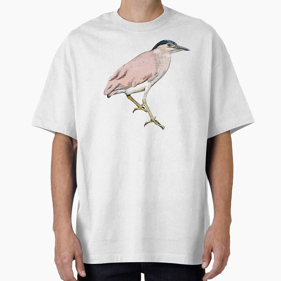Nankeen Night Heron Black Alternate Design by - Adult & Kids T-Shirts, Sweatshirts & Hoodies apparel design preview 1