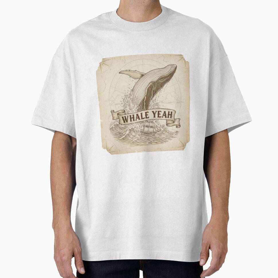 Whale yeah compass background by SweetySugar - Adult & Kids T-Shirts, Sweatshirts & Hoodies apparel design preview 1