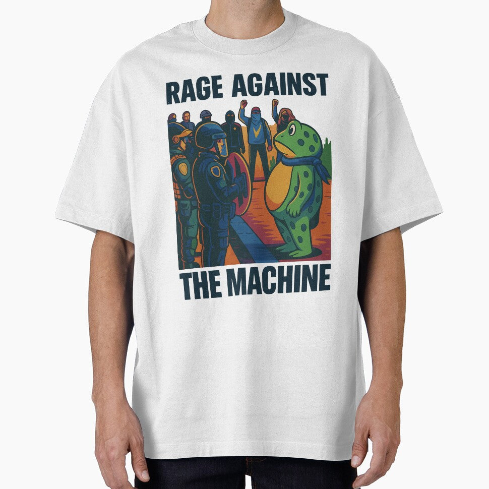 Resist Portland 2025 Frog Rage Against The Machine by - Adult & Kids T-Shirts, Sweatshirts & Hoodies apparel design preview 1