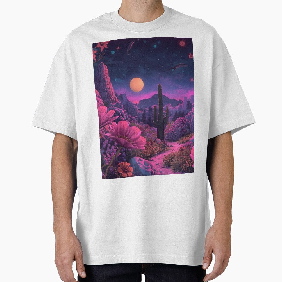 Desert At Dusk Dreamscape by Right Brain Riot - Adult & Kids T-Shirts, Sweatshirts & Hoodies apparel design preview 1