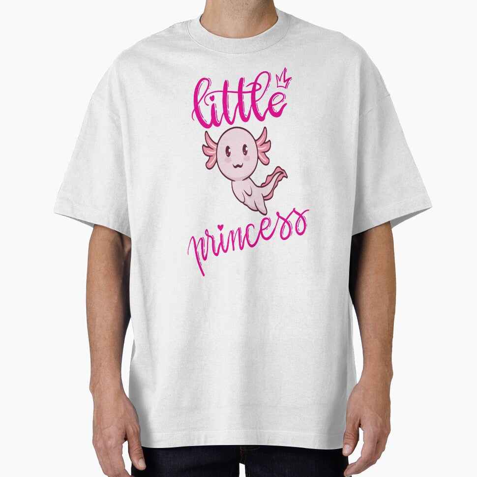 Little Axolotl Princess by ProjectX23 - Adult & Kids T-Shirts, Sweatshirts & Hoodies apparel design preview 1