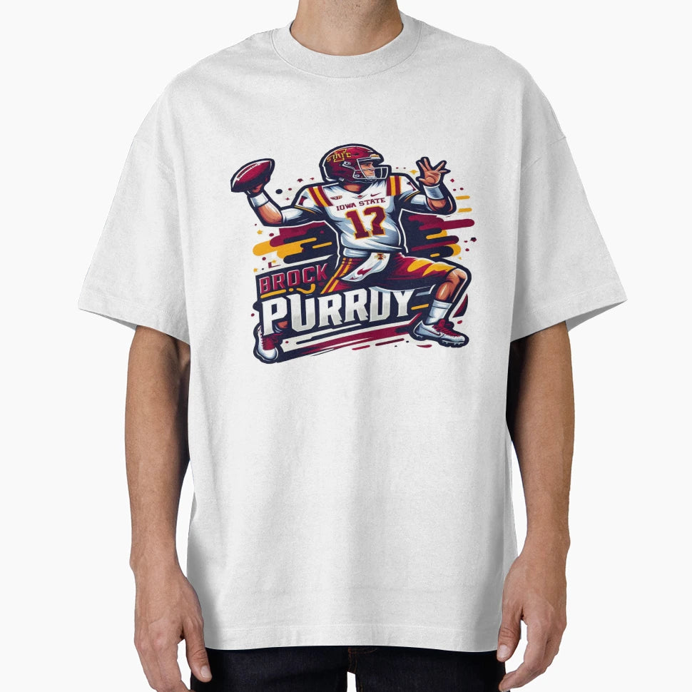 Purdy Powerhouse Quarterback T-Shirt - Trendy Graphic Men Women - T-Shirt, Sweatshirt, Hoodie