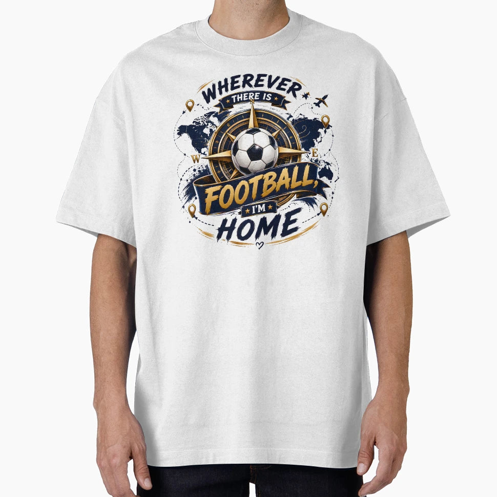 Soccer Compass Football Traveling T-Shirt - Streetwear Style for Adults - T-Shirt, Sweatshirt, Hoodie
