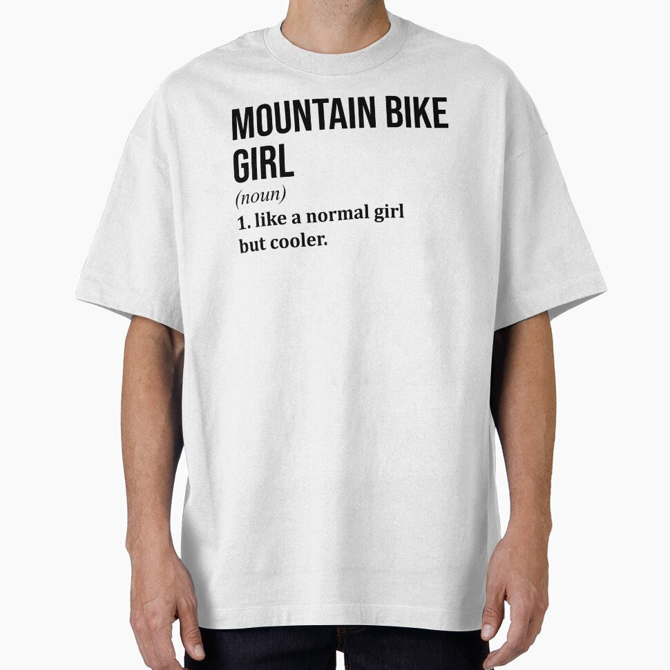 Mountain Bike Girl Definition MTB by XCIV - Adult & Kids T-Shirts, Sweatshirts & Hoodies apparel design preview 1