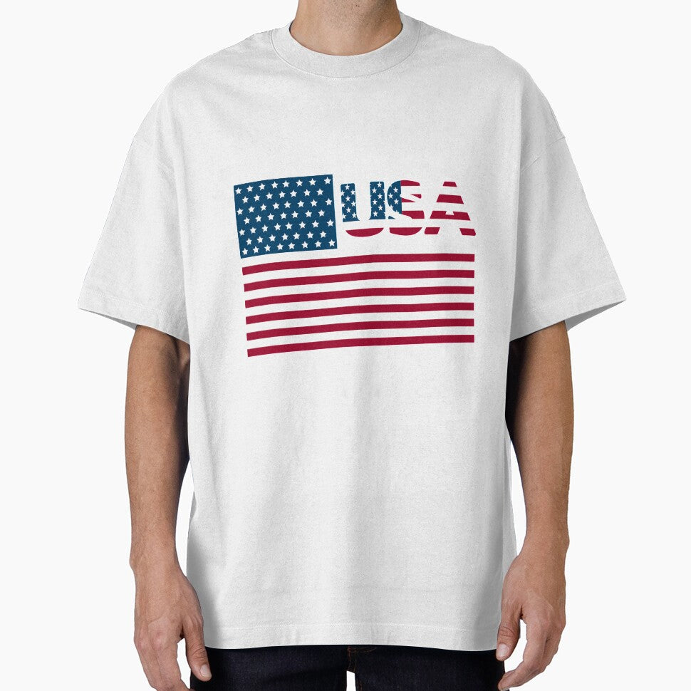 USA Flag for Men and Women by AllStarMerch - Adult & Kids T-Shirts, Sweatshirts & Hoodies apparel design preview 1