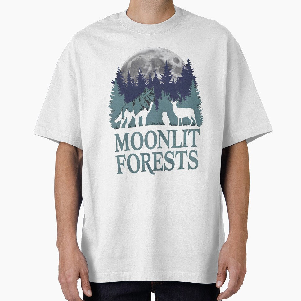 Moonlit Forests by AnamMHavan - Adult & Kids T-Shirts, Sweatshirts & Hoodies apparel design preview 1