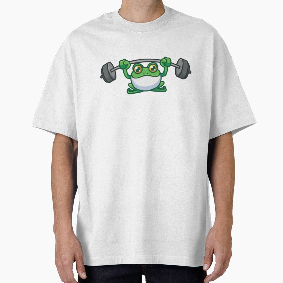 Gym frog by Gokuxtreme - Adult & Kids T-Shirts, Sweatshirts & Hoodies apparel design preview 1