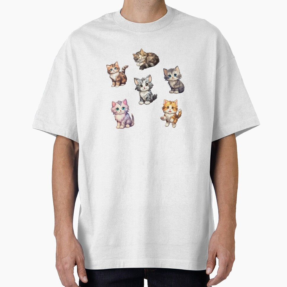 Cute Norwegian Forest Cats by TheAnimalZ00 - Adult & Kids T-Shirts, Sweatshirts & Hoodies apparel design preview 1